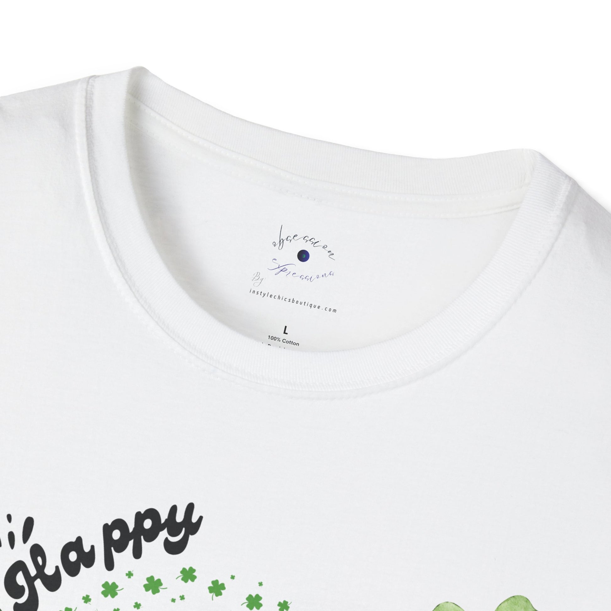 Happy St Patrick's Day T-Shirt for Women - Obsession Expressions by In Style Chics Boutique 