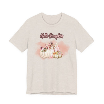 Hello Pumpkin Graphic Shirt, Pumpkin Tee, Fall T-shirt, Shop Printed Tees at In Style Chics Boutique 