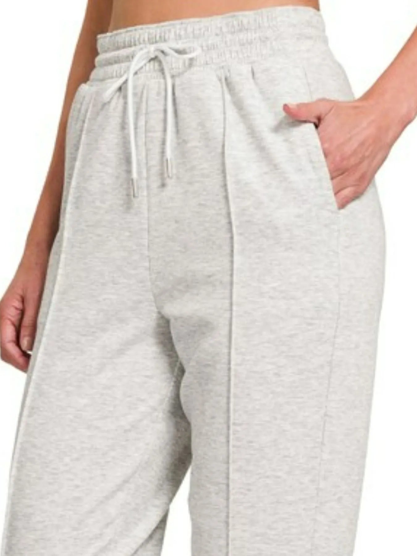 Drawstring Women's Sweatpants with Pockets at In Style Chics Boutique 