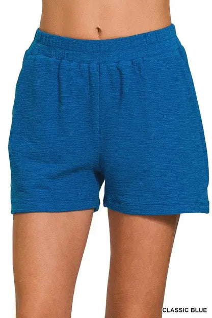 Cotton Slub Shorts for Women - In Style Chics Boutique Women's Juniors Fashion Style Online 
