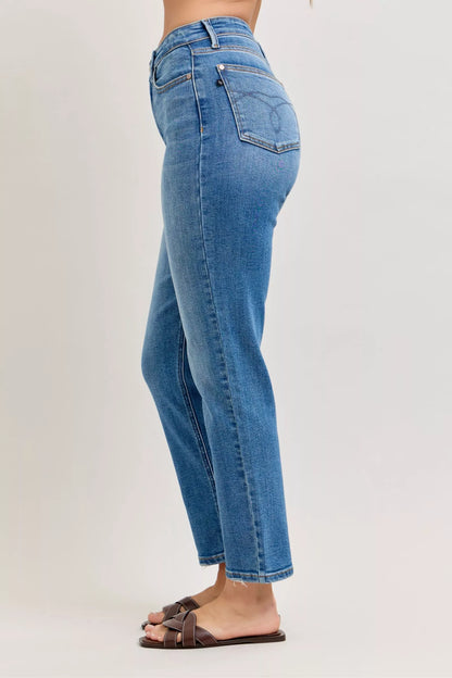 Judy Blue High-Waisted Straight-Leg  Jeans