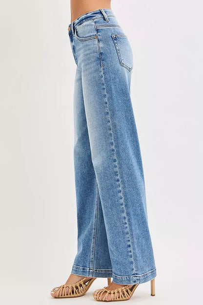 RISEN High Rise Wide Baggy Jeans 💙👖