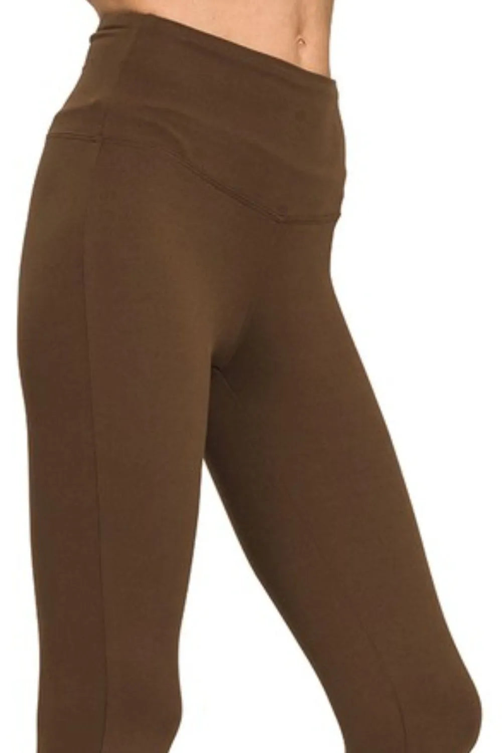 Premium Microfiber Wide Waistband Leggings - In Style Chics Boutique 