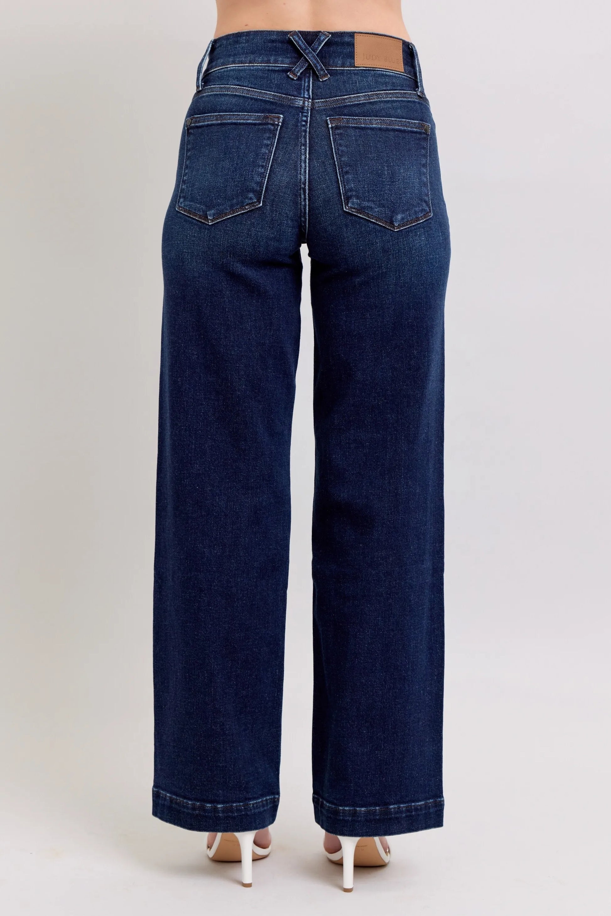 Judy Blue High-Waisted Wide Leg Jeans at In Style Chics Boutique 