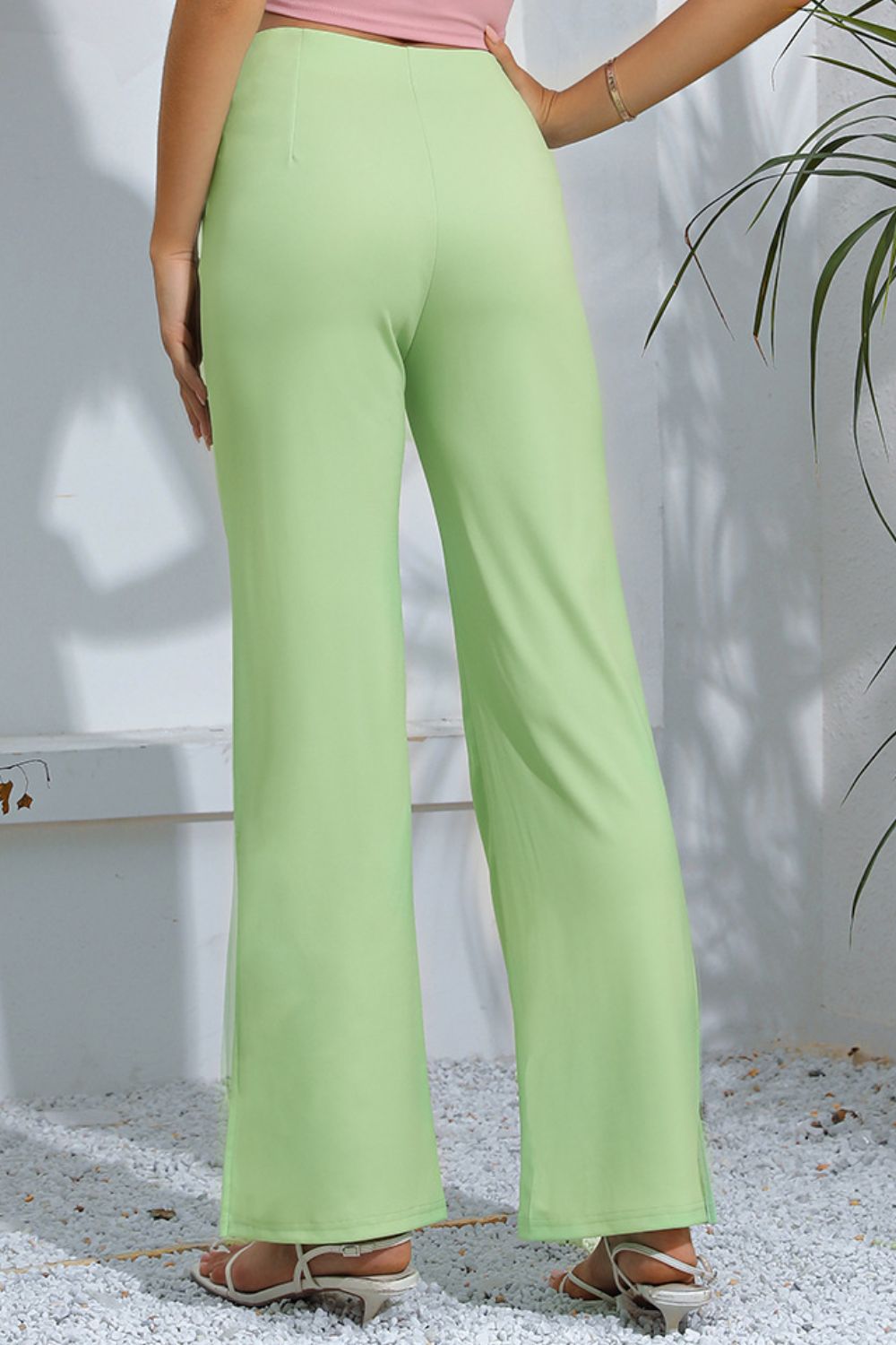 Slit High-Rise Flare Pants - In Style Chics Boutique LLC