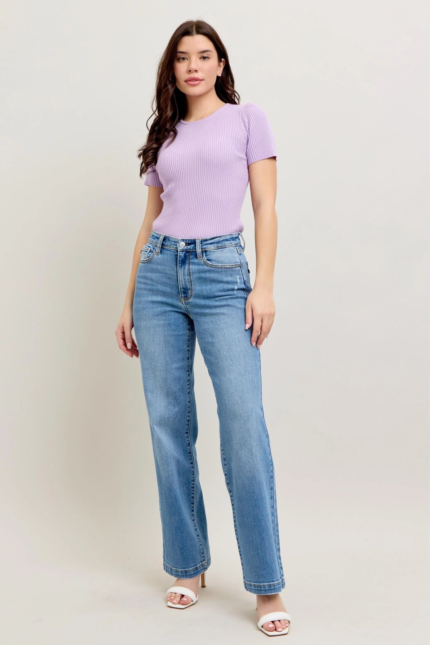 Judy Blue Straight Jeans with High Waist  - Best Jeans for Women - In Style Chics Boutique 