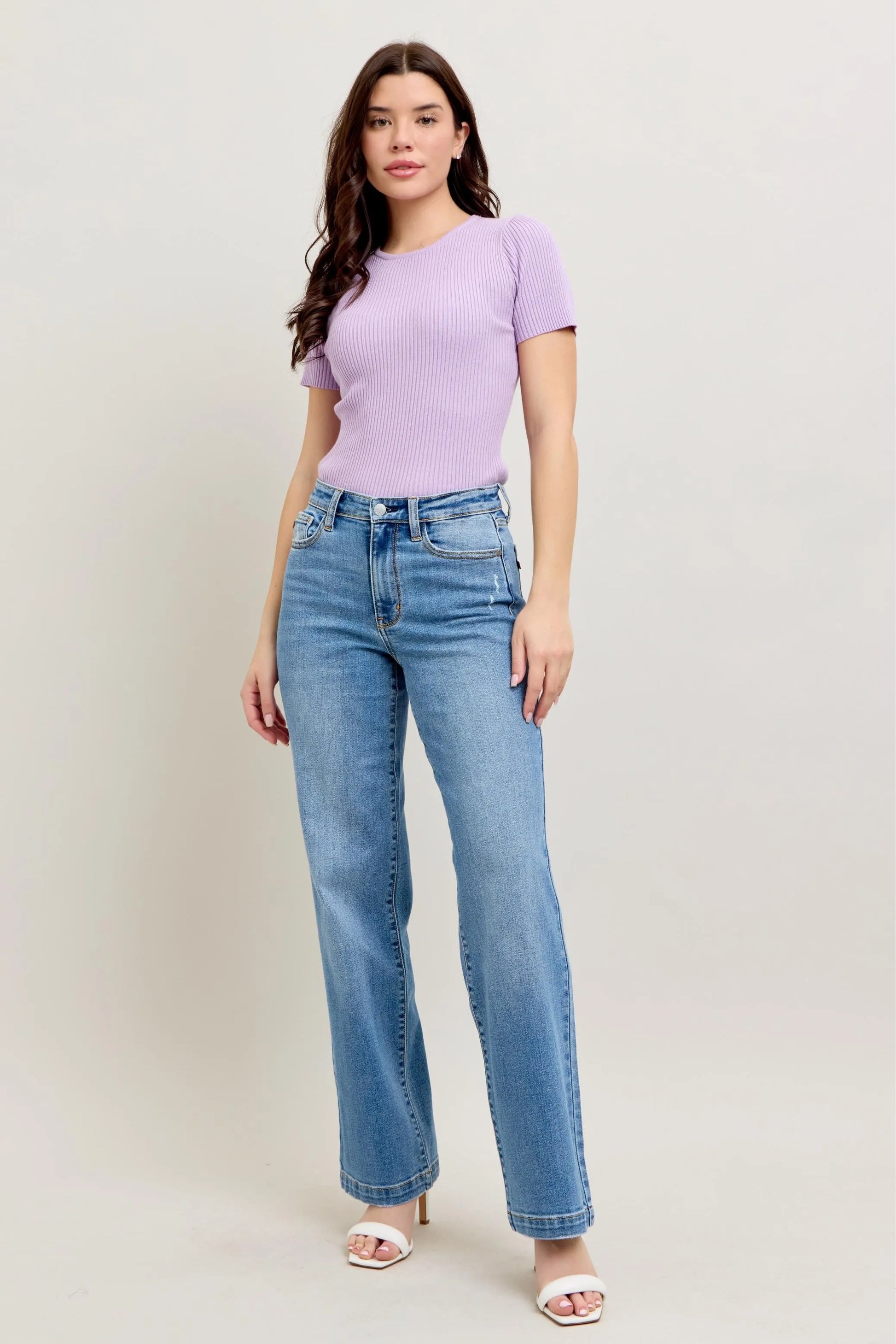Judy Blue Straight Jeans with High Waist  - Best Jeans for Women - In Style Chics Boutique 