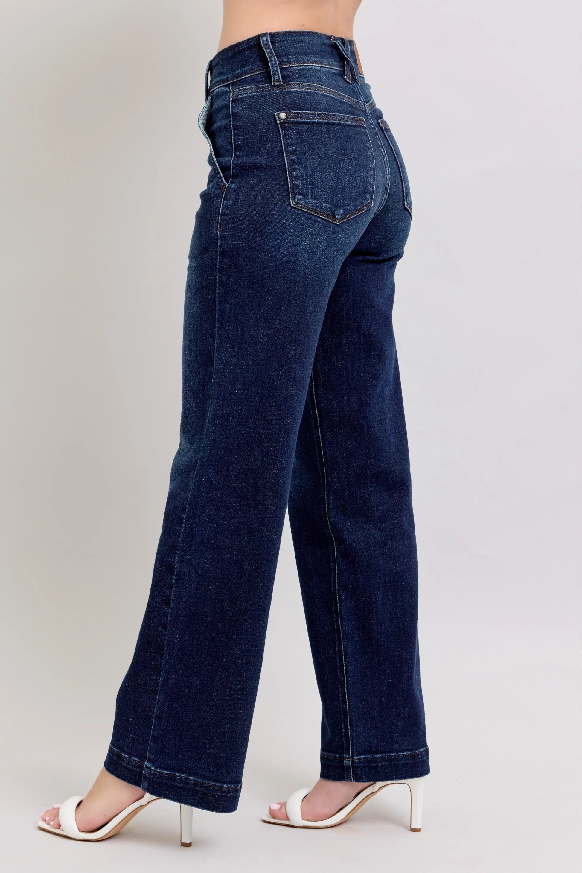 Judy Blue High-Waisted Wide Leg Jeans at In Style Chics Boutique 