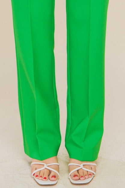 Love Tree High Waist Straight Pants - In Style Chics Boutique LLC