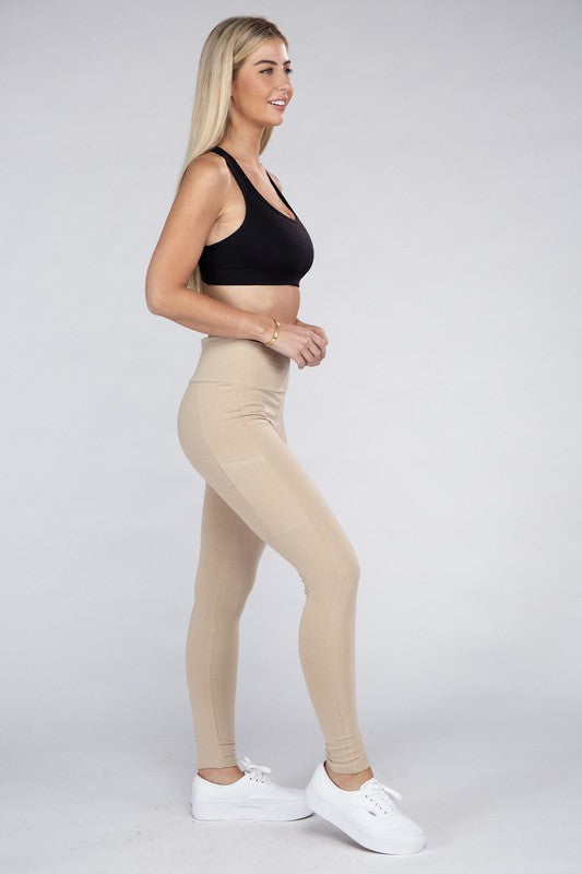 Active Leggings Featuring Concealed Pockets - In Style Chics Boutique LLC