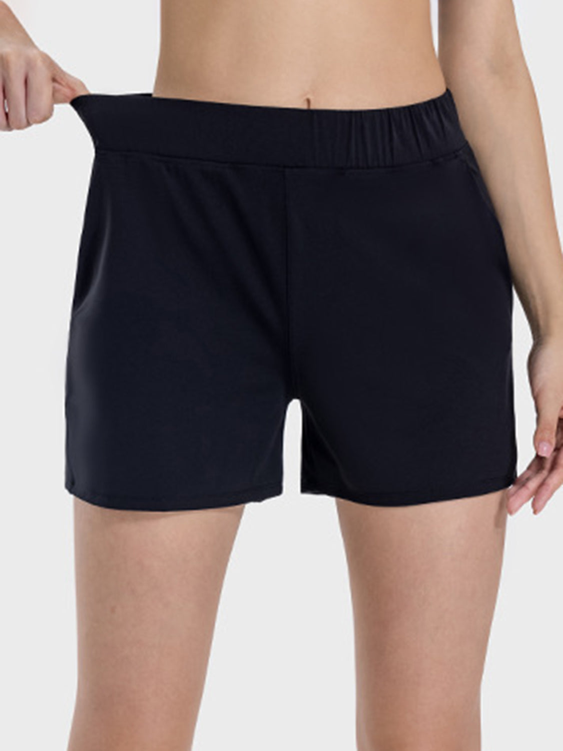 Elastic Waist Active Shorts - In Style Chics Boutique LLC