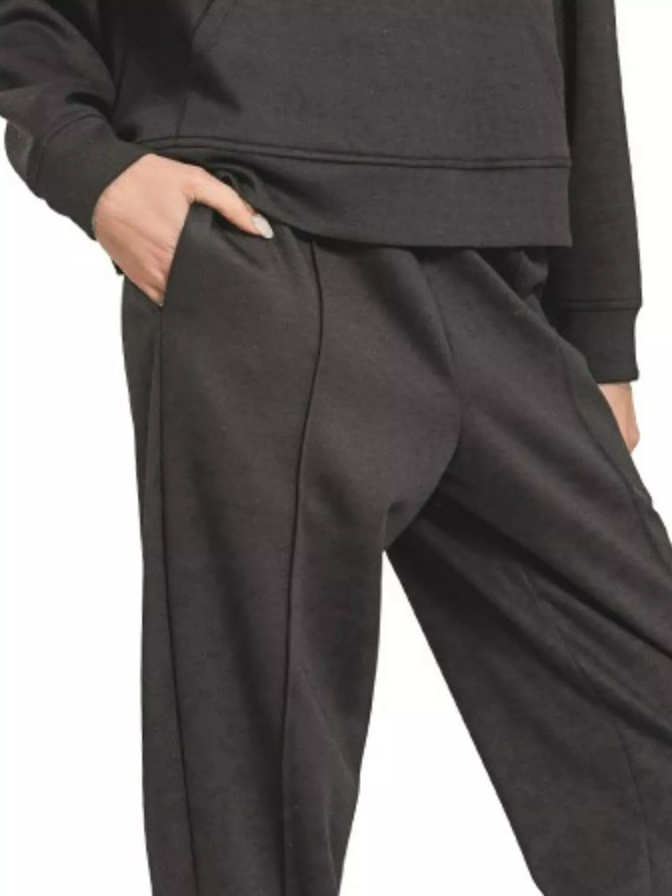 Scuba Half Zip Black Sweatshirt and Joggers Set at In Style Chics Boutique Outfits for Fall