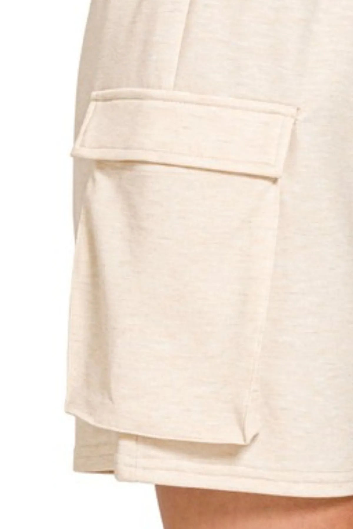 Women's Scuba Shorts with Thigh Cargo Pocket - In Style Chics Boutique 