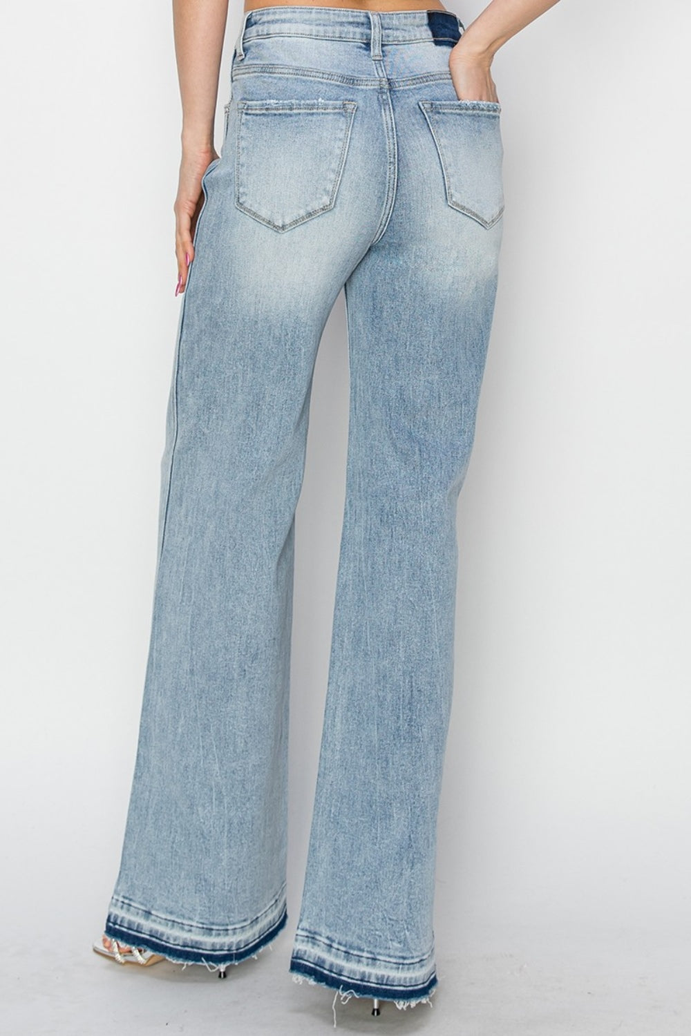 Risen Full Size High Rise Wide Leg Jeans - In Style Chics Boutique LLC