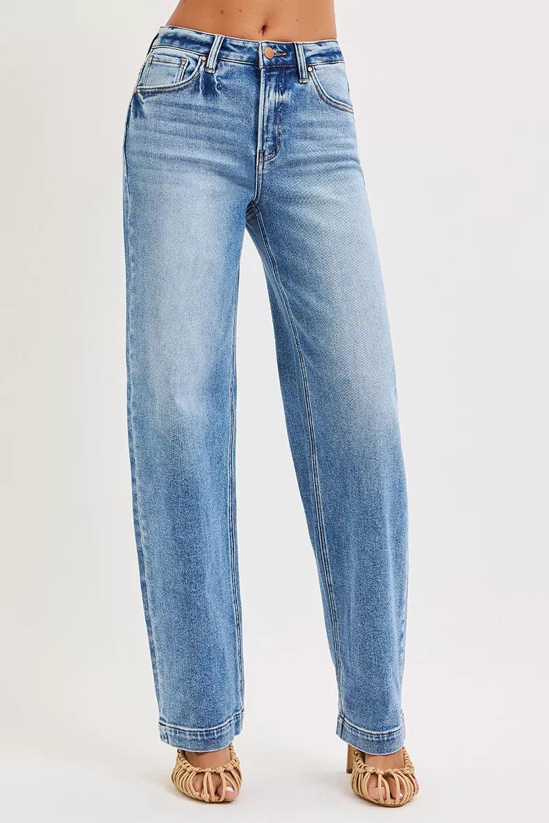 RISEN High Rise Wide Baggy Jeans 💙👖