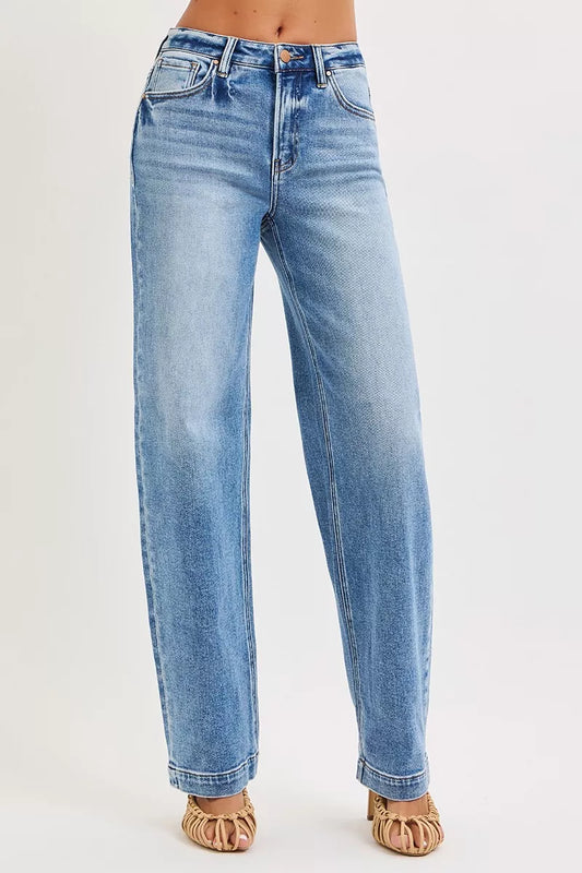 RISEN High Rise Wide Baggy Jeans 💙👖