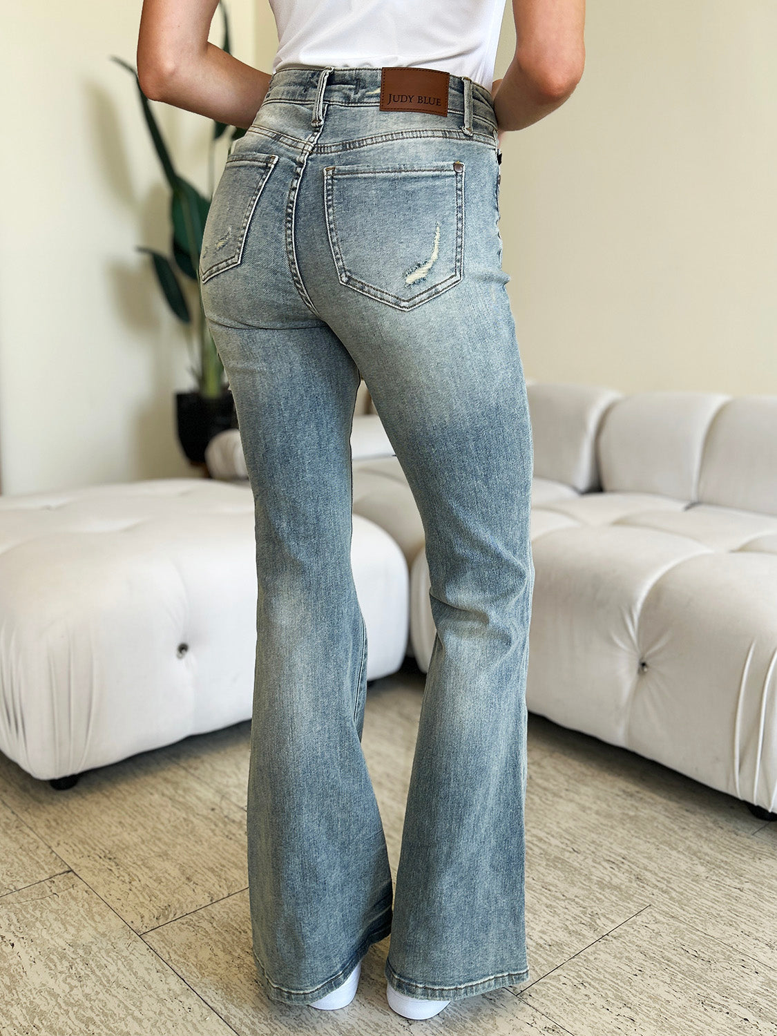 Judy Blue Full Size High Waist Flare Jeans - In Style Chics Boutique LLC