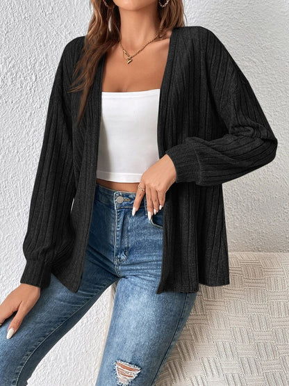 Open Front Long Sleeve Cardigan - In Style Chics Boutique LLC