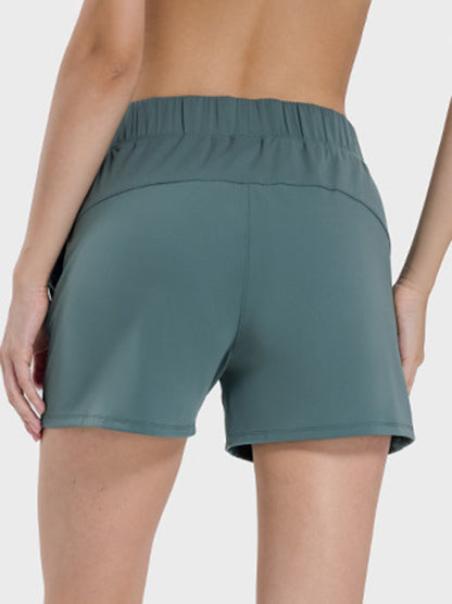 Elastic Waist Active Shorts - In Style Chics Boutique LLC