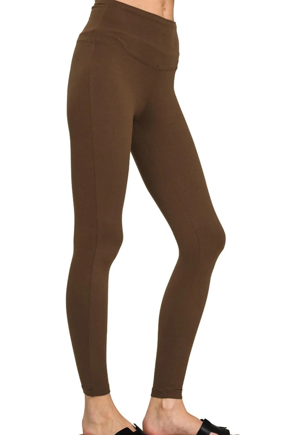 Premium Microfiber Wide Waistband Leggings - In Style Chics Boutique 