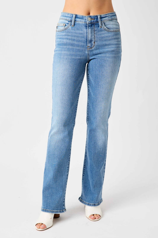 Judy Blue Full Size High Waist Straight Jeans - In Style Chics Boutique LLC