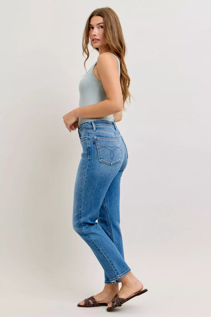 Judy Blue High-Waisted Straight-Leg  Jeans
