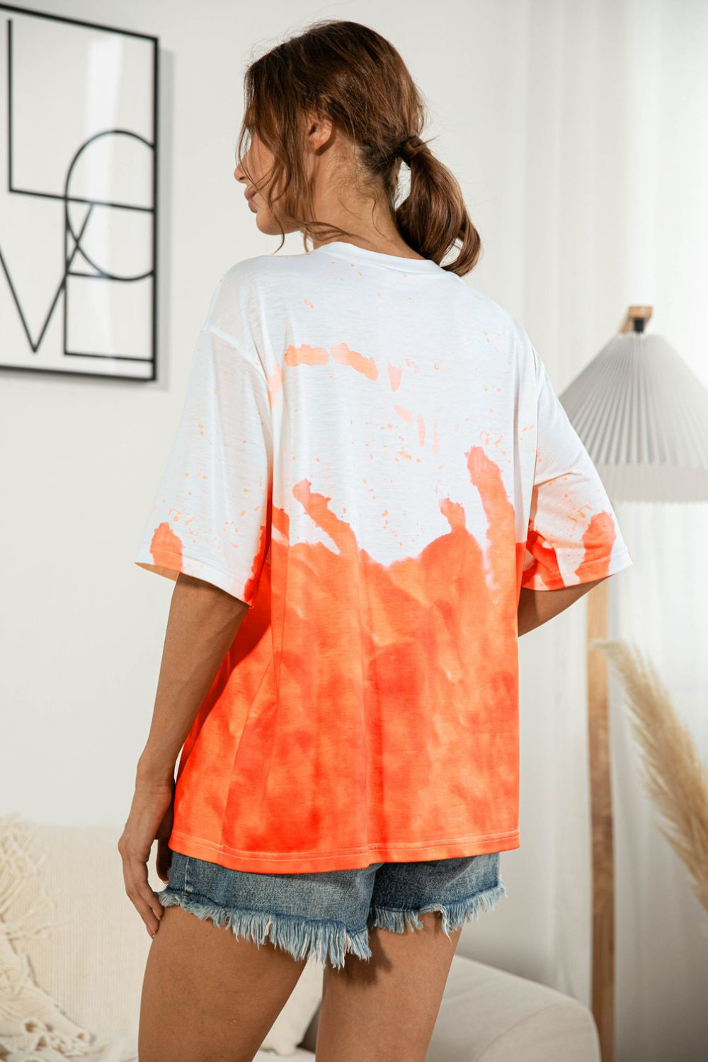 Tie-Dye Round Neck Tee Shirt More Colors! - In Style Chics Boutique