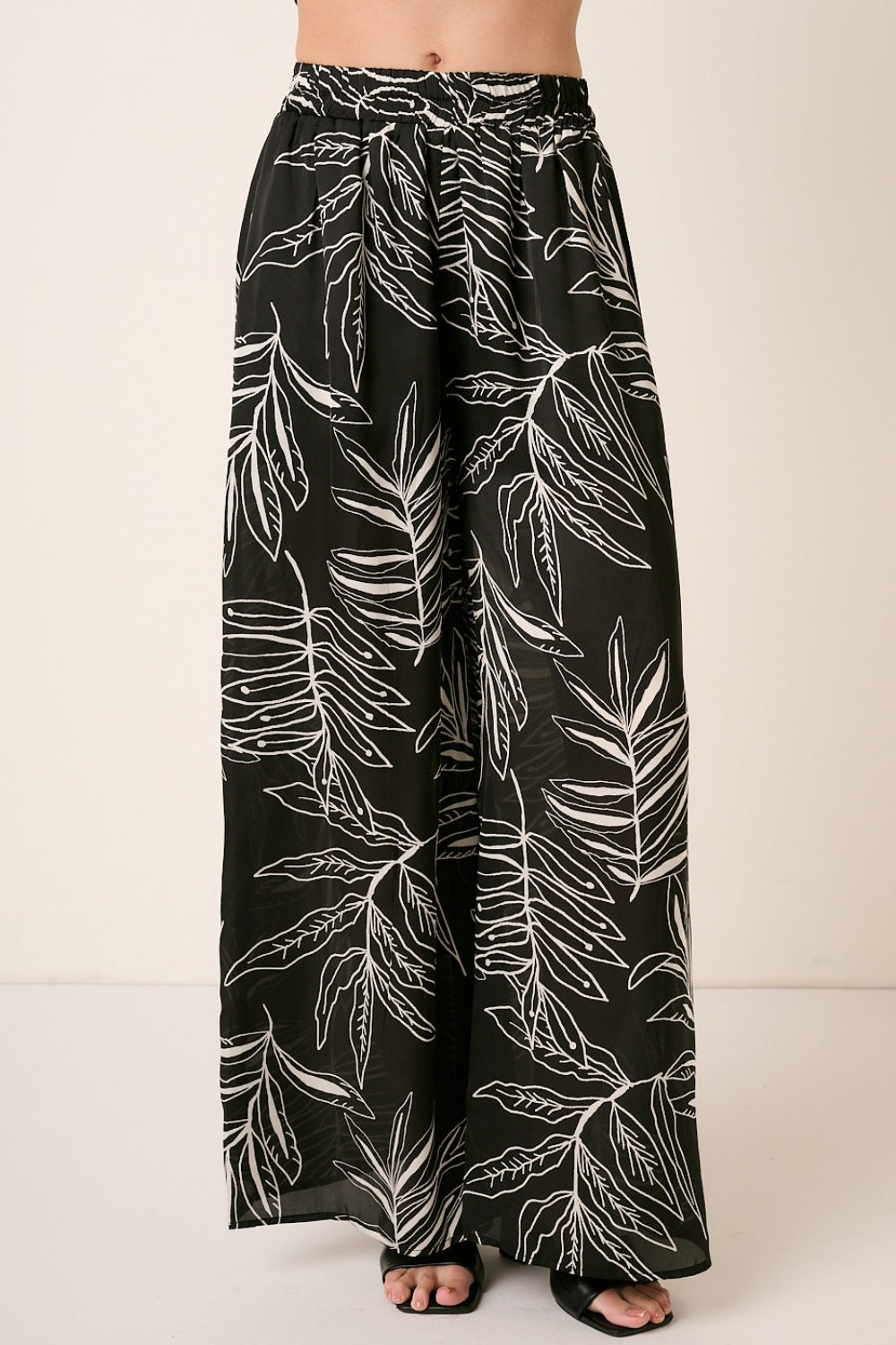 Mittoshop Printed Wide Leg Pants - In Style Chics Boutique LLC