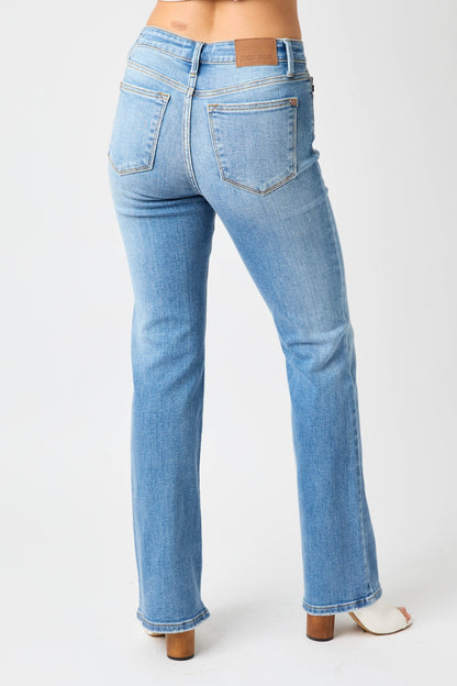 Judy Blue Full Size High Waist Straight Jeans - In Style Chics Boutique LLC