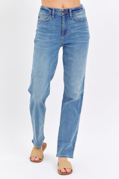 Judy Blue Full Size High Waist Straight Jeans - In Style Chics Boutique LLC