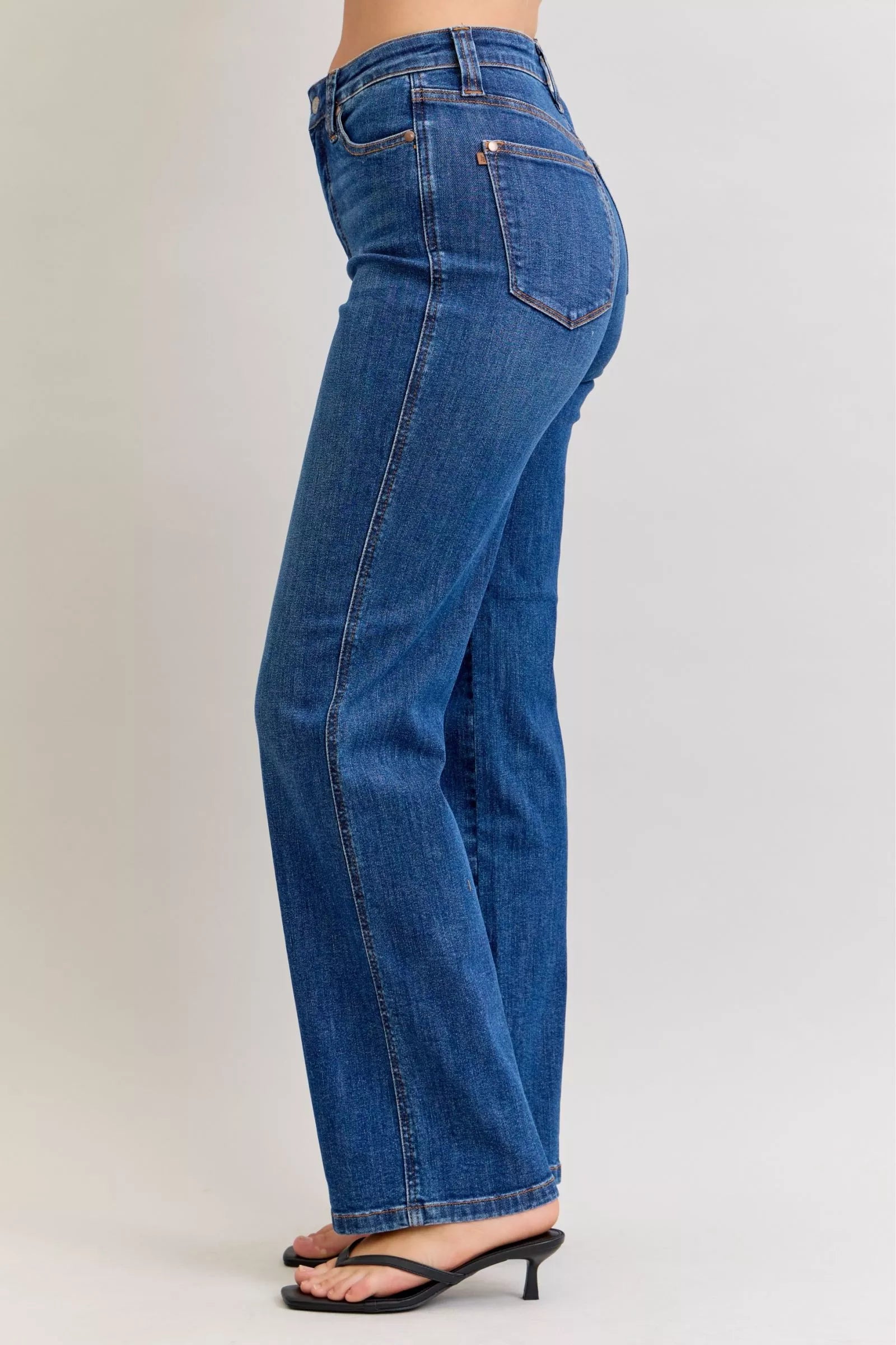 Judy Blue High Waist Tummy Control Straight Jeans 💙 at Style Chics Boutique 
