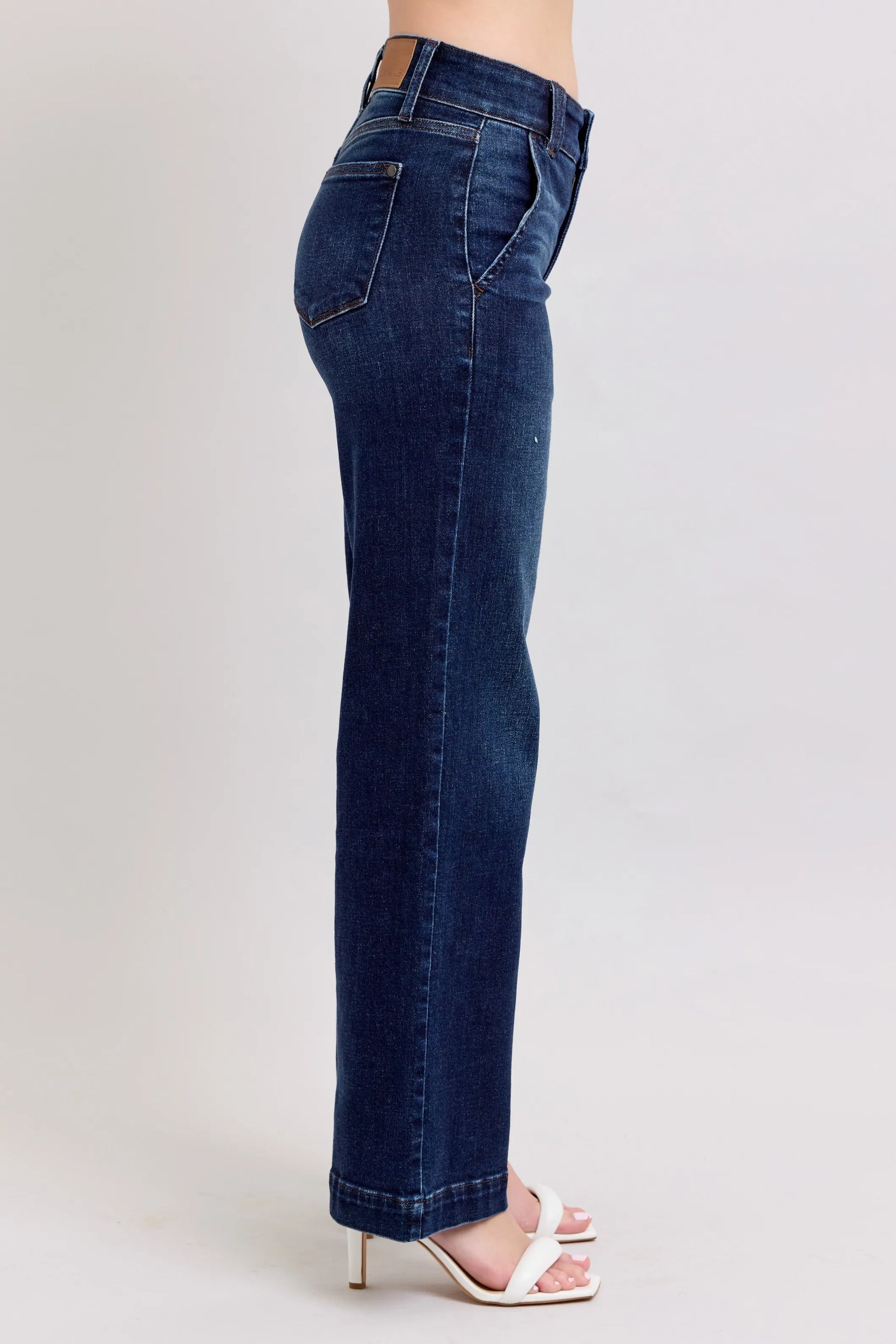 Judy Blue High-Waisted Wide Leg Jeans at In Style Chics Boutique 