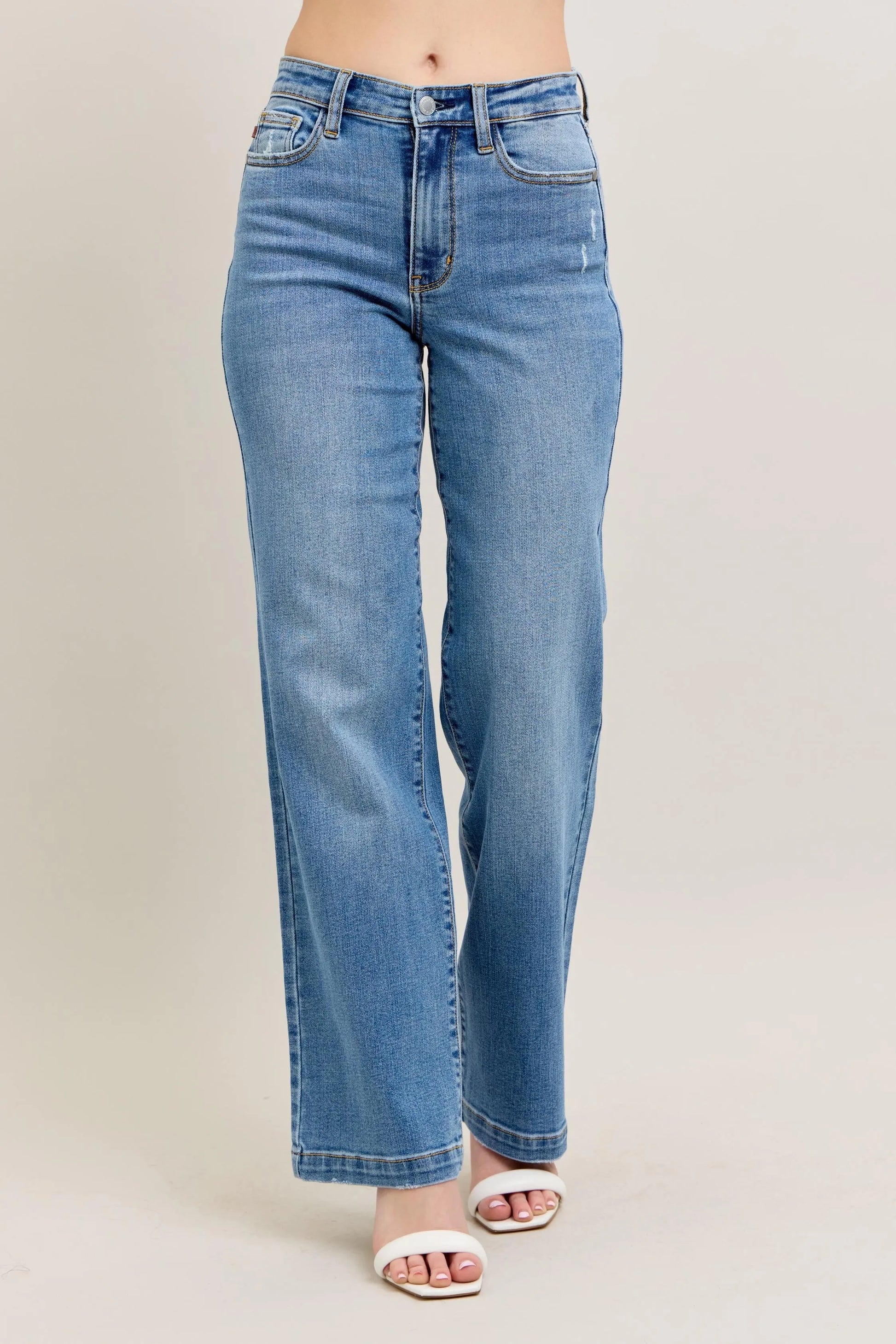 Judy Blue Straight Jeans with High Waist  - Best Jeans for Women - In Style Chics Boutique 