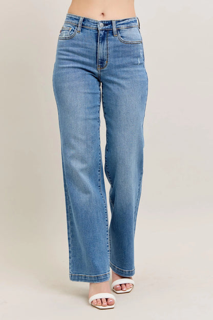Judy Blue Straight Jeans with High Waist  - Best Jeans for Women - In Style Chics Boutique 