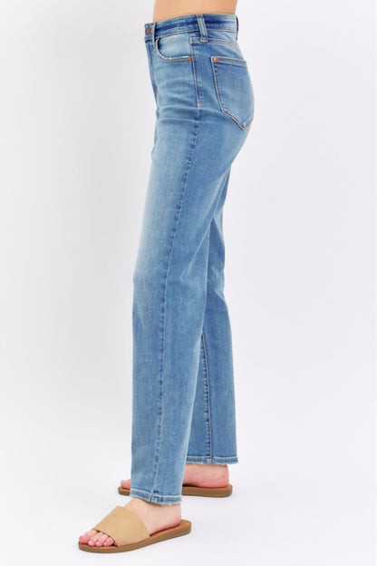 Judy Blue Full Size High Waist Straight Jeans - In Style Chics Boutique LLC