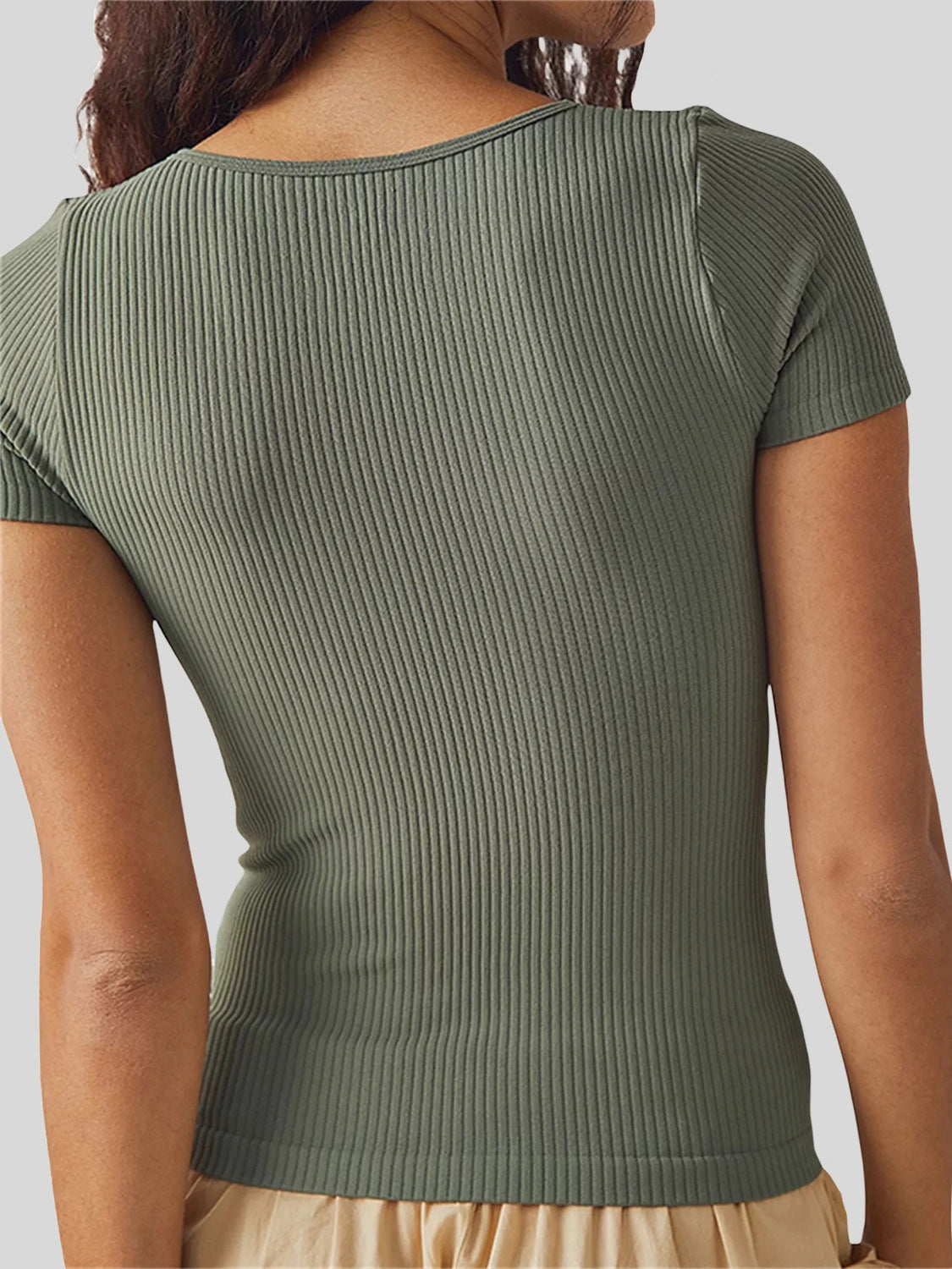 Round Neck Short Sleeve T-Shirt - In Style Chics Boutique LLC