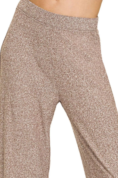 Soft Elastic Waisted Flare Pants at In Style Chics Boutique 