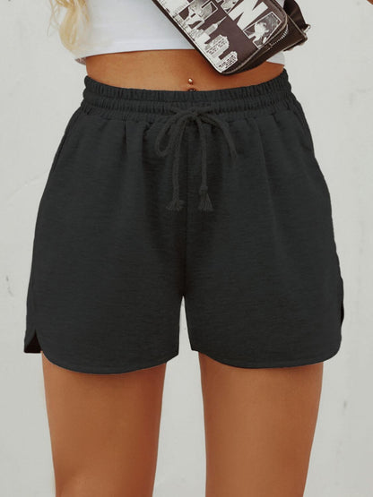 Drawstring Shorts with Pockets - In Style Chics Boutique LLC