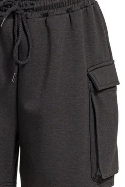 Black Shorts for Women - Scuba, Thigh Pocket - In Style Chics Boutique Women's Juniors Fashion Style Online 