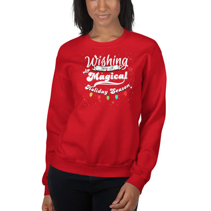 Shop Magical Holiday Season Festive Crewneck Sweatshirt ❄️ at In Style Chics Boutique 