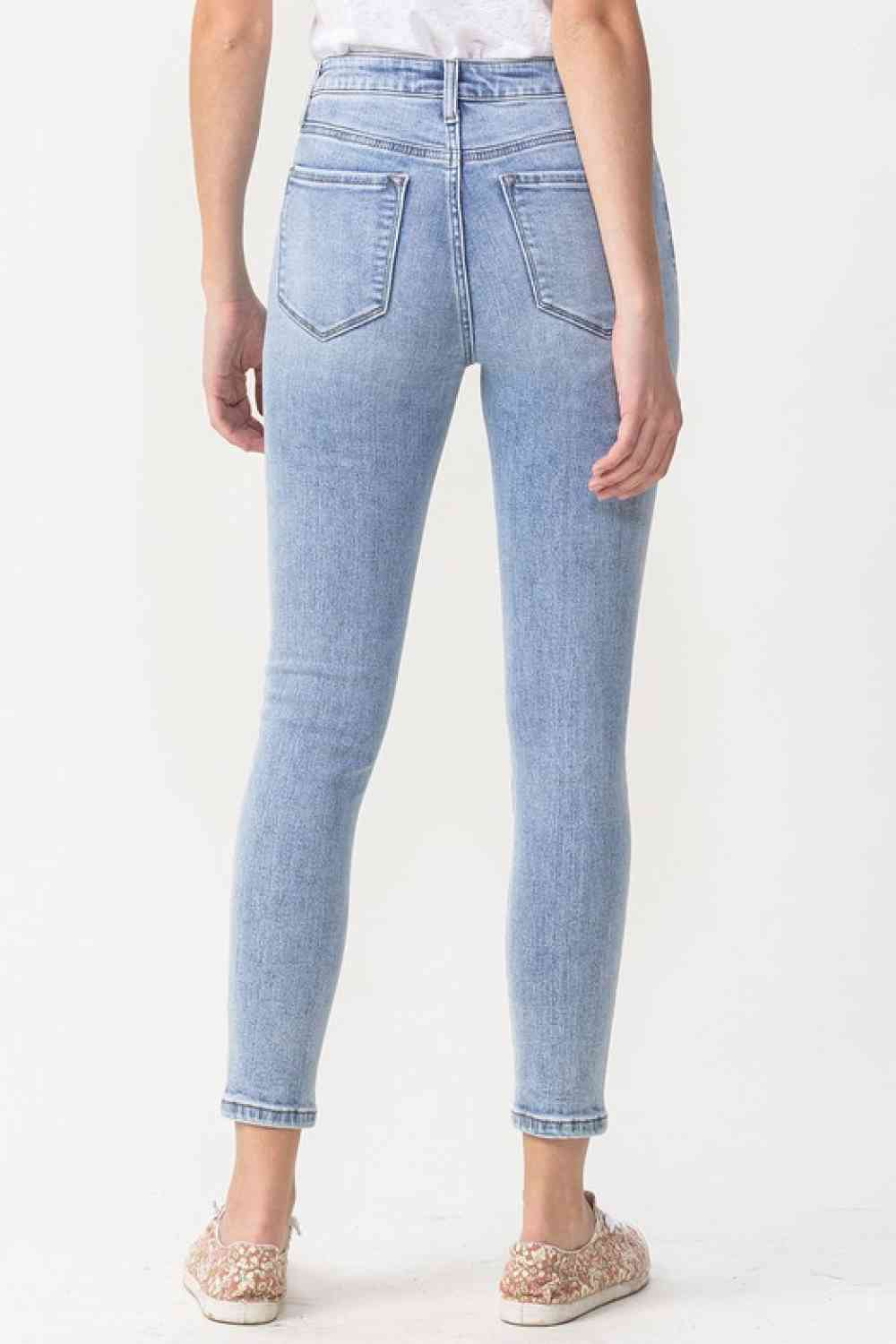 Lovervet Full Size Talia High Rise Crop Skinny Jeans - In Style Chics Boutique LLC