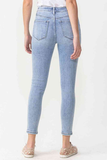 Lovervet Full Size Talia High Rise Crop Skinny Jeans - In Style Chics Boutique LLC