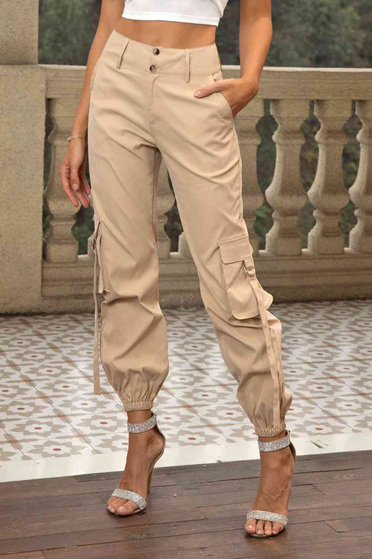 High Waist Cargo Pants - In Style Chics Boutique LLC