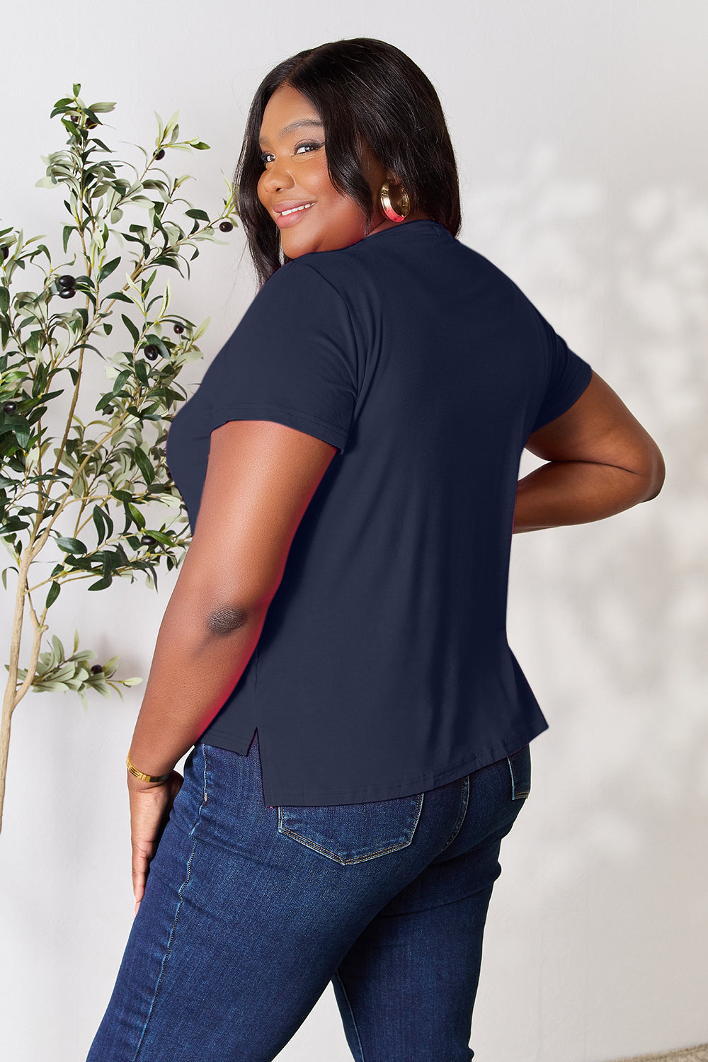 Basic Bae Full Size Round Neck Short Sleeve T-Shirt - More Colors! - In Style Chics Boutique LLC