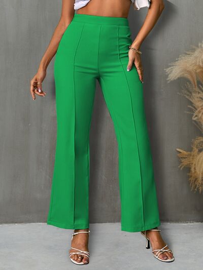 High Waist Straight Pants - In Style Chics Boutique LLC