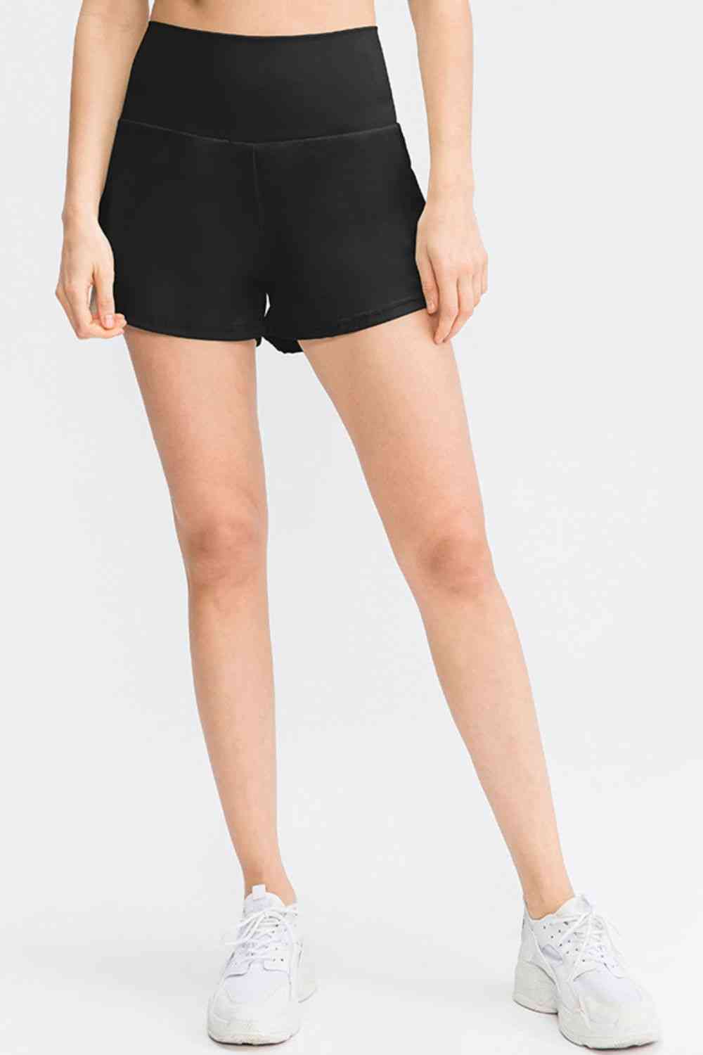 Wide Waistband Sports Shorts with Pockets - More Colors! - In Style Chics Boutique LLC