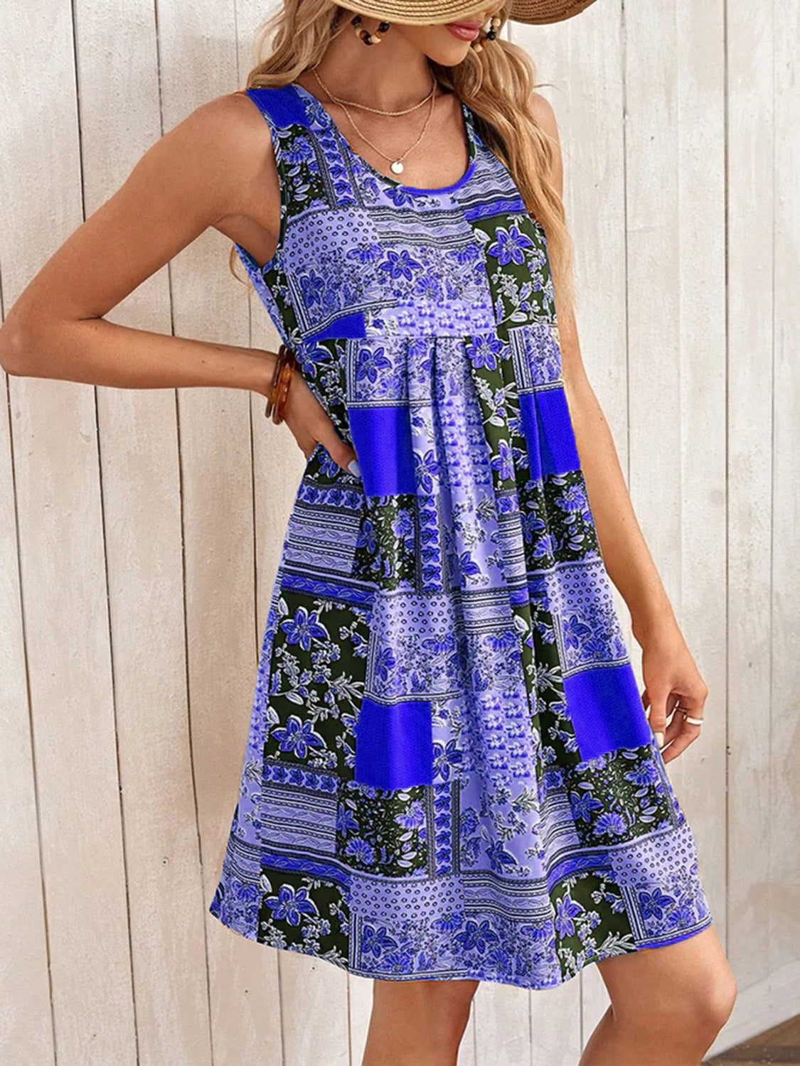 Printed Sleeveless Mini Dress - More Colors! - In Style Chics Boutique LLC