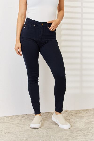 Judy Blue Full Size Garment Dyed Tummy Control Skinny Jeans - In Style Chics Boutique LLC