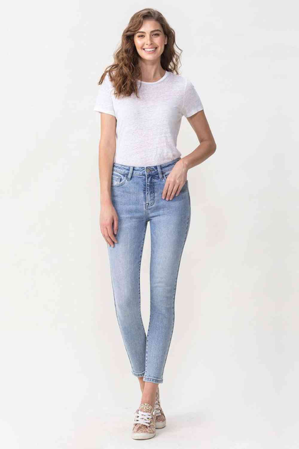 Lovervet Full Size Talia High Rise Crop Skinny Jeans - In Style Chics Boutique LLC