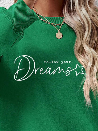 FOLLOW YOUR DREAMS Graphic Sweatshirt - In Style Chics Boutique LLC